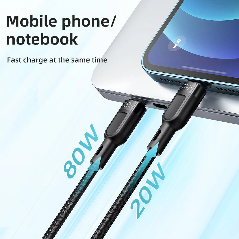 Mcdodo CA-878 2 in 1 Type C to Type C and Lightning Cable 1.2m