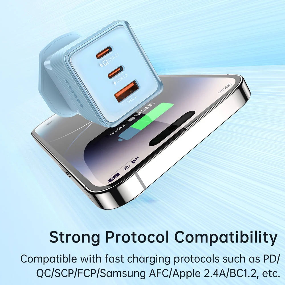 Mcdodo CH-149 67W Dichromatic GaN 5 Mini Fast Charger (UK plug)