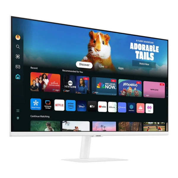 Samsung Full HD M50D LS32DM501EMXUE Gaming Monitor – 32.0″ VA FullHD / 4ms / HDMI / USB / Bluetooth / WiFi / White – Monitor