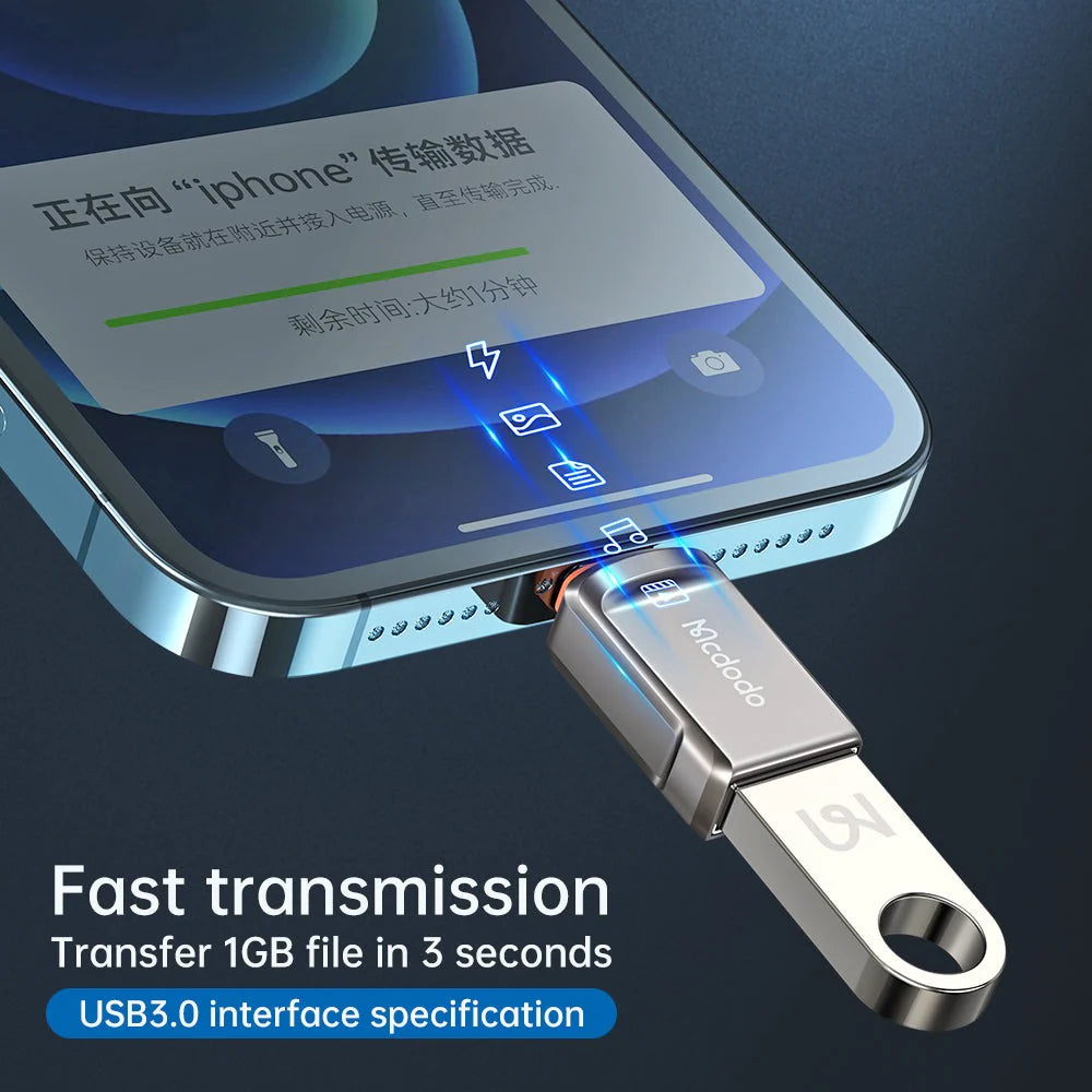 Mcdodo OT-8600 OTG USB-A 3.0 to Lightning Adapter