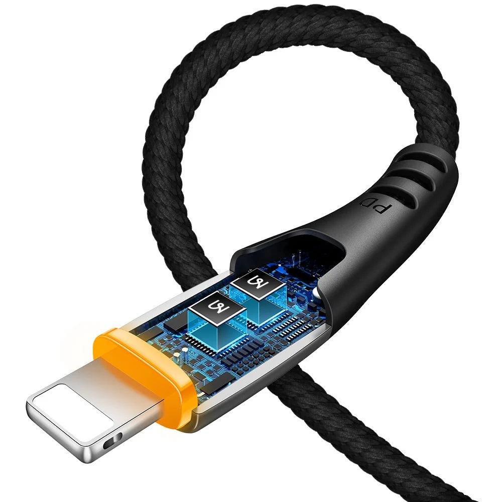 Mcdodo CA-765 Porsche Series PD Type-C to Lightning Cable with LED – 1.8m