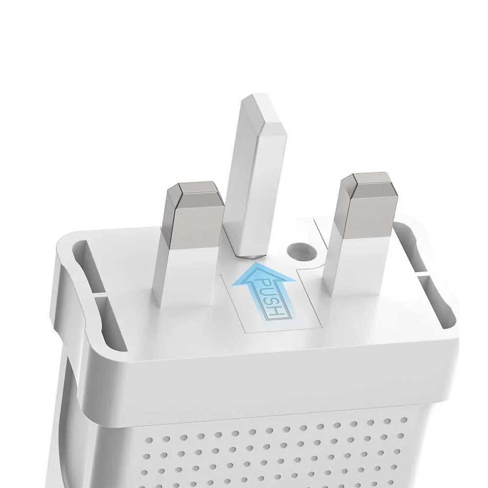 Mcdodo CH-572 Dual USB Charger (UK) + Lightning Data Cable / Travel Set