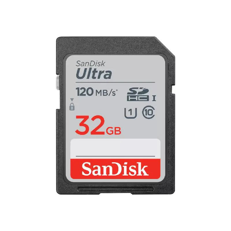 SanDisk Ultra SDHC UHS-I card and SDXC UHS-I card – 32GB/ 120MB/s