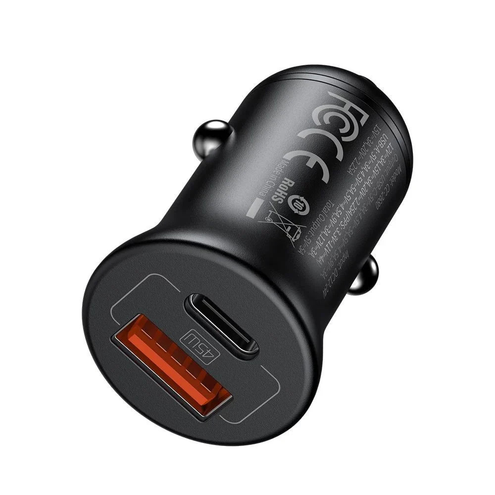 Mcdodo CC-2680 Car Charger USB+USB-C PD Dual Port, 45W, 5A