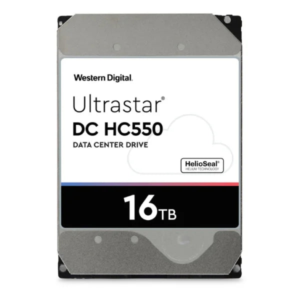 WD Ultrastar DC HC550 Hard Drive – 16TB / 3.5-inch / SATA-III / 7200 RPM / 512MB