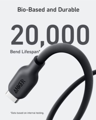 Anker 544 USB-C To USB-C 140w Bio-Based Cable (1.8m/6ft) – Black