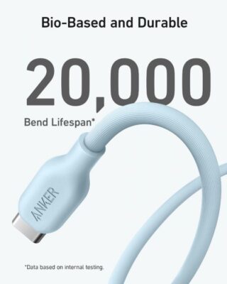Anker 544 USB-C To USB-C 140w Bio-Based Cable (1.8m/6ft) – Blue