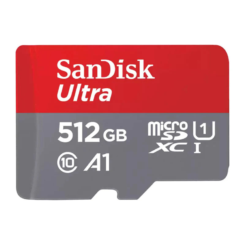 SanDisk Ultra UHS-I MicroSD Card - 512GB / Up to 150 MB/s