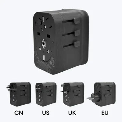Anker Nano Travel Adapter (4-in-1, 65W) – Black