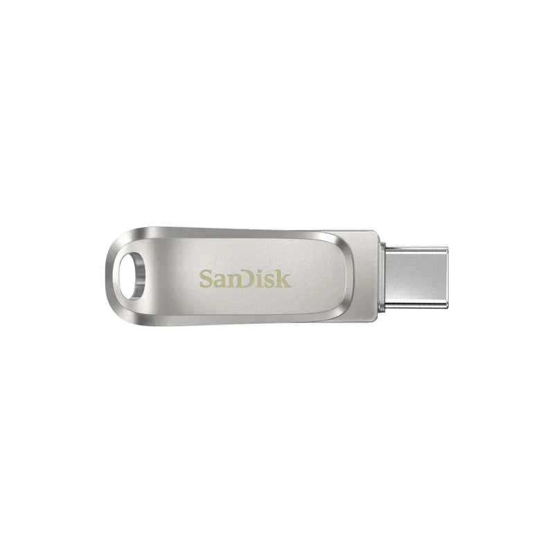 SanDisk Ultra Dual Drive Luxe - 128GB / Up to 400 MB/s / USB 3.2 Gen 1 / Type-C / Silver