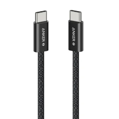 Anker Zolo Dirt-resistant Usb-c To Usb-c Fast Charging Cable 240w 3ft 0.9m – Black