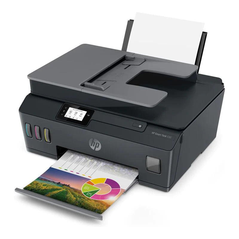 HP Smart Tank Printer 530 Wireless AIO – 11ppm / 4800dpi / A4 / USB / Wi-Fi / Bluetooth / Color Inkjet