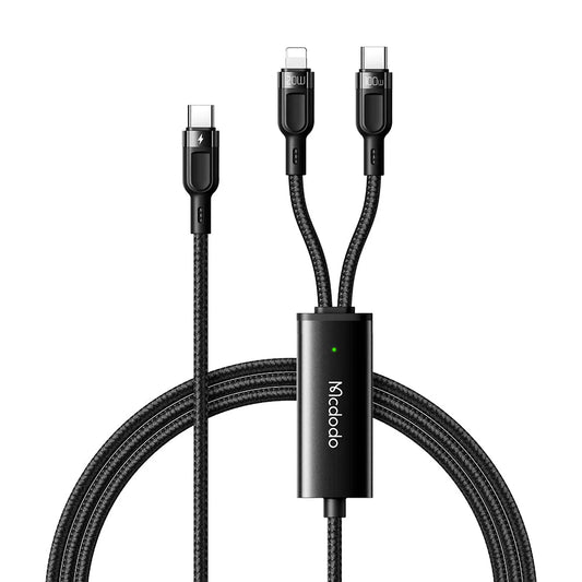 Mcdodo CA-878 2 in 1 Type C to Type C and Lightning Cable 1.2m