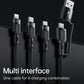 Mcdodo CA-880 Multifunction Data Cable – 2 in 1 PD USB-C / USB-A / Lightning / 1.2 Meters / Black