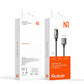 Mcdodo CA-314 Auto Power Off Lightning Transparent Data Cable 1.8m