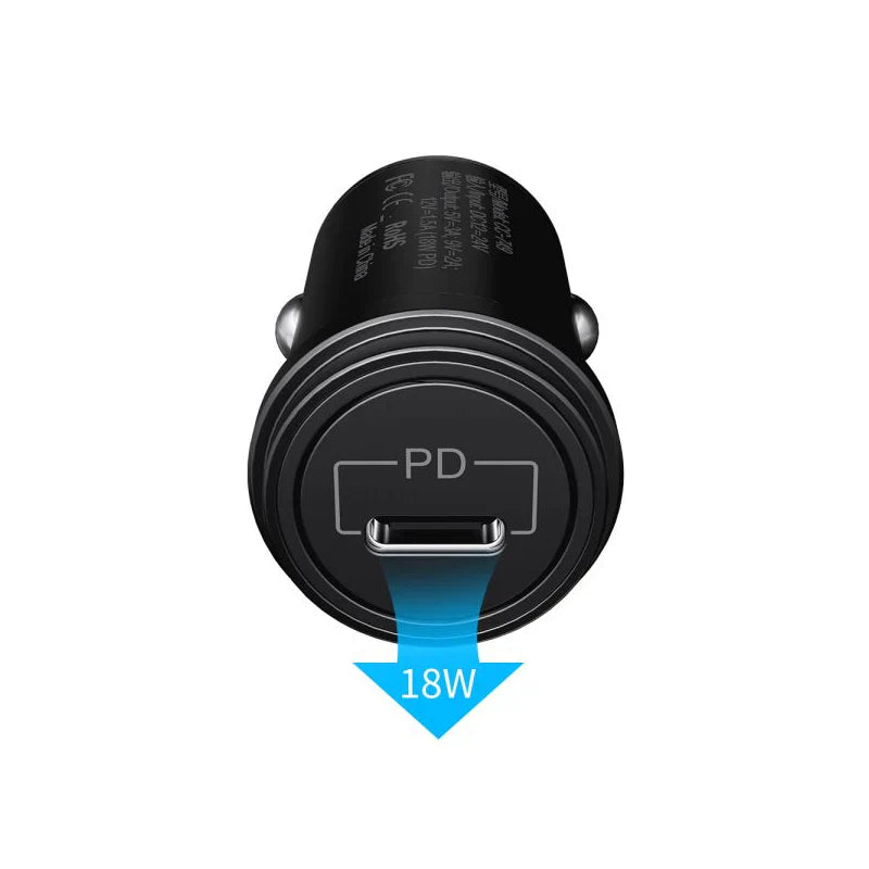 Mcdodo CC-749 PD USB-C Fast Car Charger – 20W / Black