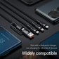 Mcdodo CA-880 Multifunction Data Cable – 2 in 1 PD USB-C / USB-A / Lightning / 1.2 Meters / Black
