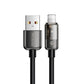 Mcdodo CA-314 Auto Power Off Lightning Transparent Data Cable 1.8m