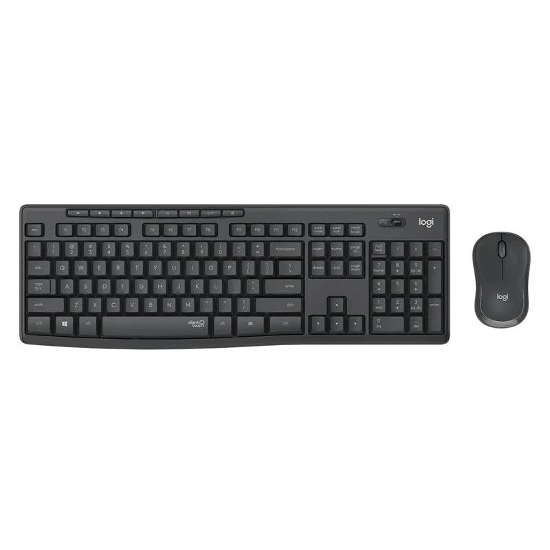 Logitech MK295 Silent Wireless Combo – 2.40GHz / Up to 10m / USB Wireless Receiver / Arb/Eng / Black – Keyboard & Mouse Combo