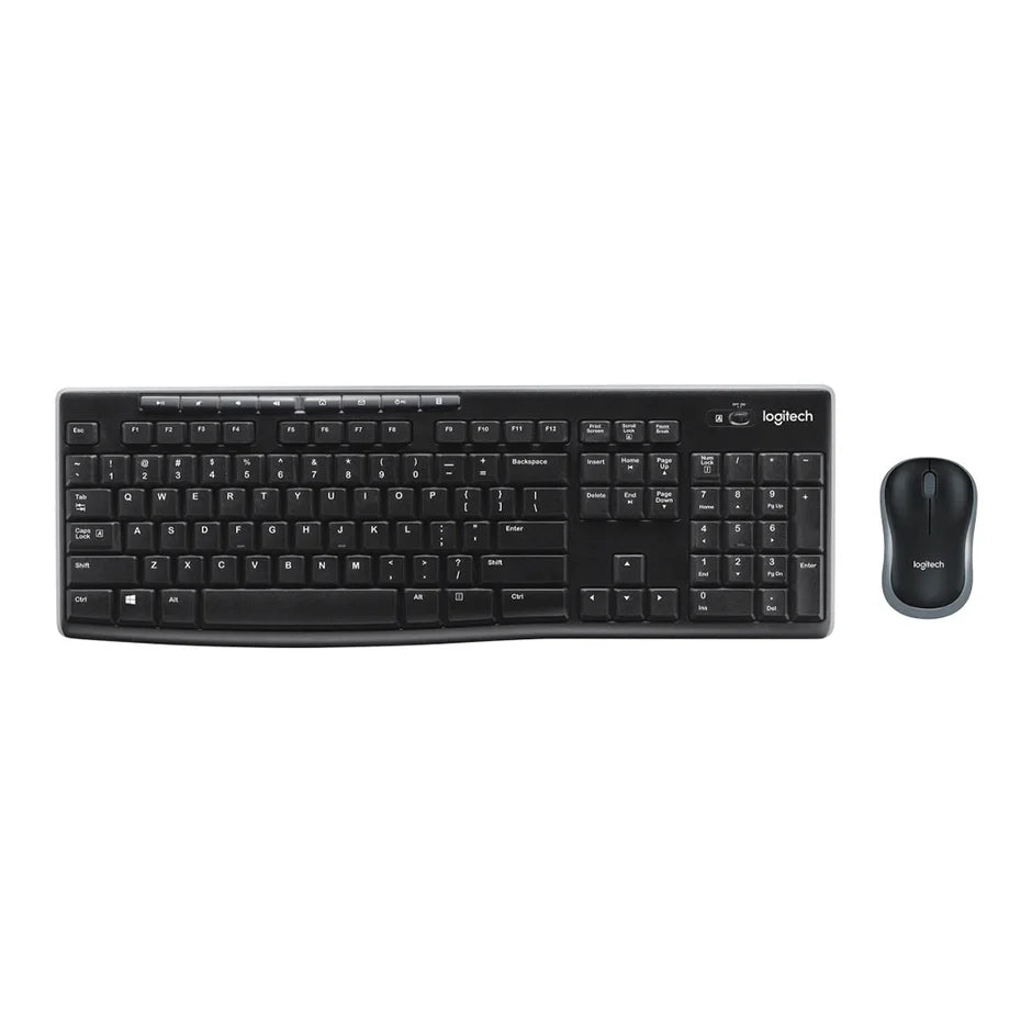 Logitech MK270 – 2.40GHz / Up to 10m / Wi-Fi / Arb/Eng – Keyboard & Mouse Combo