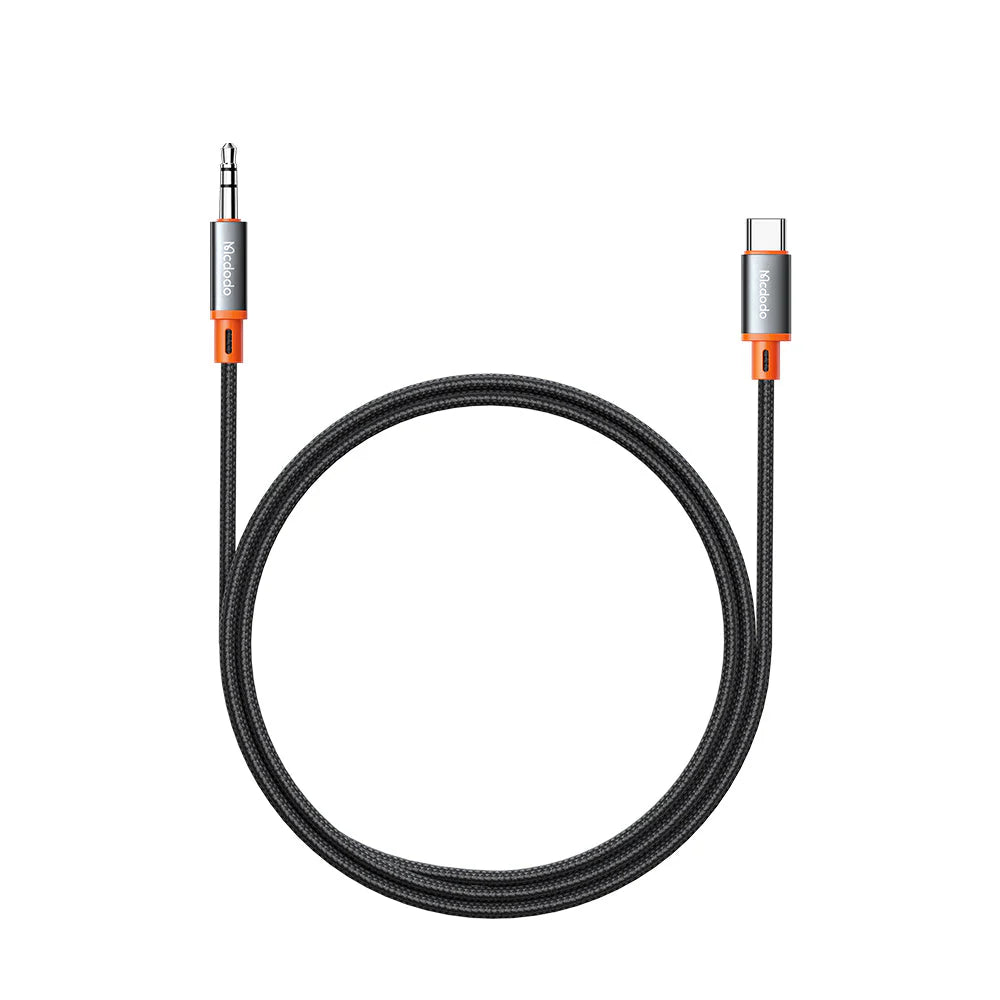 Mcdodo USB-C to 3.5mm AUX Jack Cable – USB-C to 3.5mm / 1.2 Meters / Black