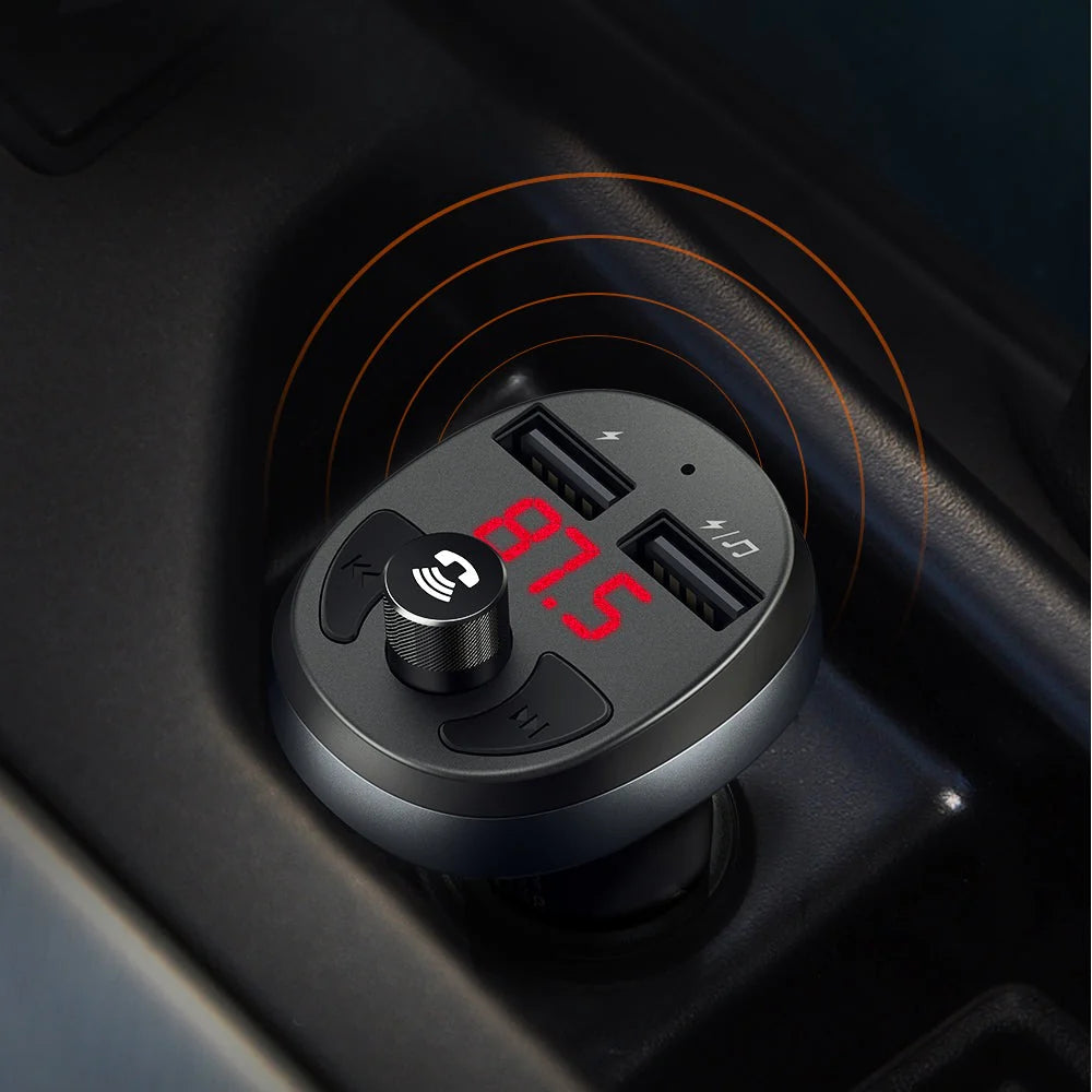 Mcdodo CC-6880 Bluetooth5.1 FM Dual USB Car Charger