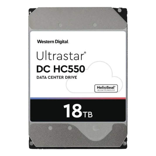 WD Ultrastar DC HC550 Hard Drive – 18TB / 3.5-inch / SATA-III / 7200 RPM / 512MB