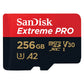 SanDisk Extreme PRO microSDXC UHS-I CARD with Adapter - 256GB / Up to 200 MB/s
