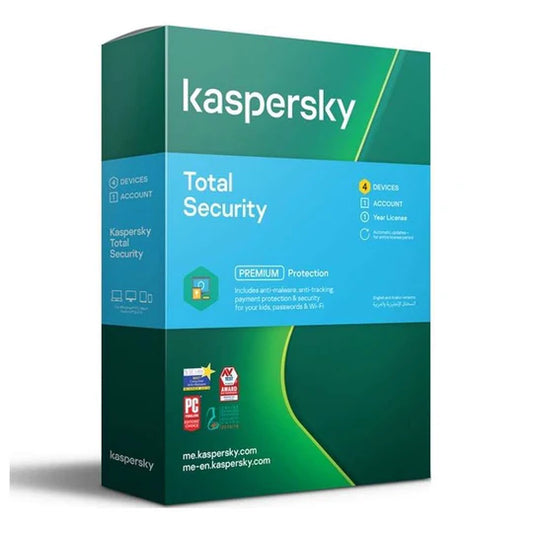 Kaspersky Total Security – 4 Devices/ 1 Year