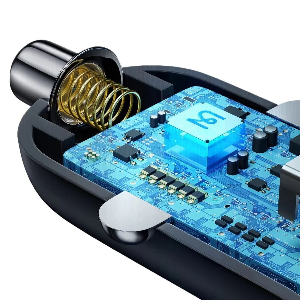 Mcdodo CC-2680 Car Charger USB+USB-C PD Dual Port, 45W, 5A