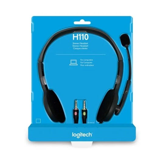 Logitech Stereo Headset H110 – 3.5 mm / Black