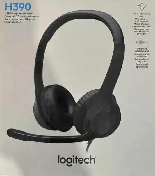 Logitech Headset H390 USB – Black