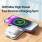 Mcdodo CH-115 3 in 1 Foldable Magnetic Wireless Charger for Phone TWS Watch Peace Series