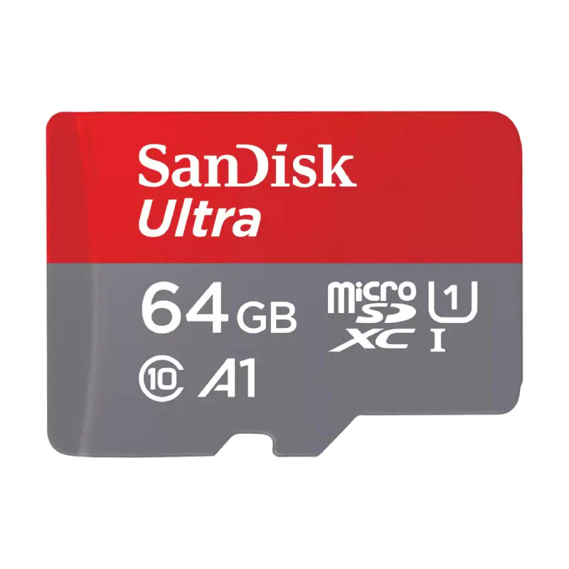 SanDisk Ultra UHS-I MicroSD Card - 64GB / Up to 140 MB/s