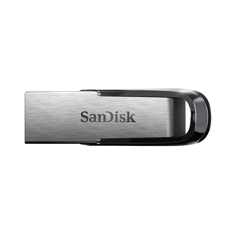SanDisk Ultra Flair Flash Drive - 128GB / Up to 150 MB/s / USB 3.0 / Black and Silver