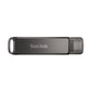 SanDisk 128GB iXpand Flash Drive Luxe, USB-C | Lightning iPhone, iPad