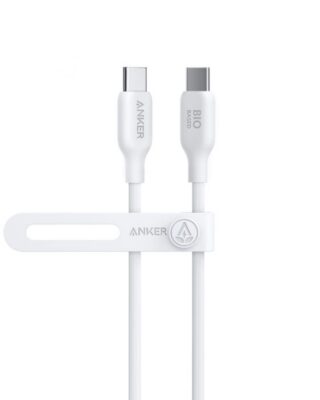 Anker 544 USB-C To USB-C 140w Bio-Based Cable (1.8m/6ft) – White