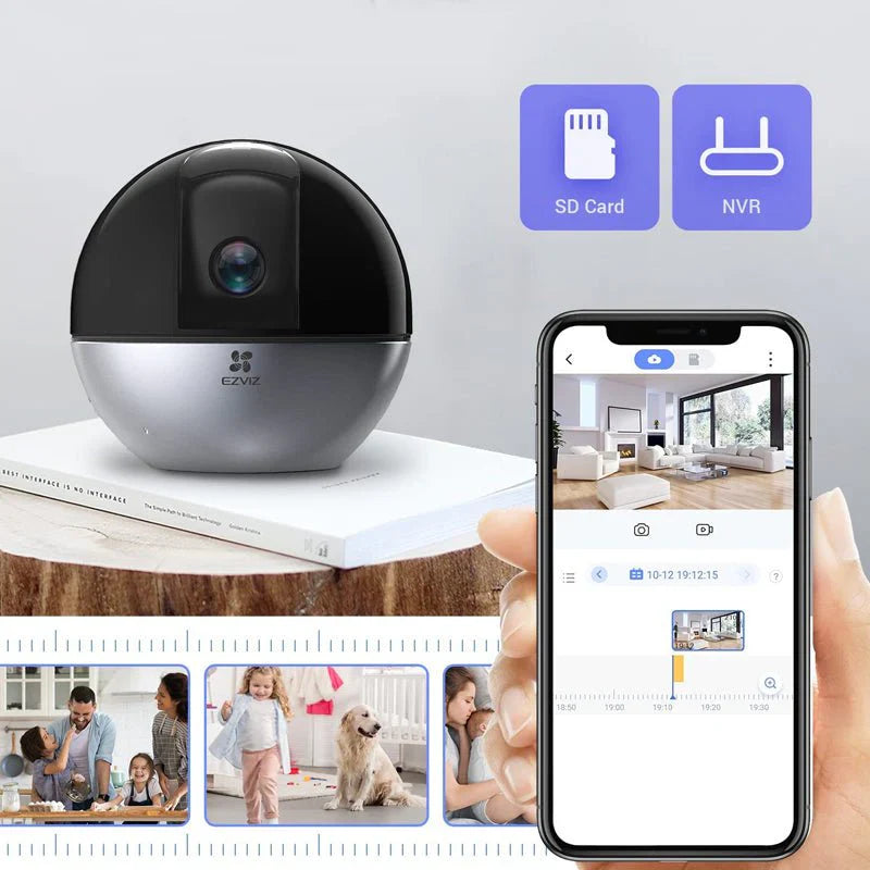 EZVIZ CS-C6W 2K Wi-Fi Security Camera - 4Mbps / H.265