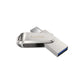 SanDisk Ultra Dual Drive Luxe - 128GB / Up to 400 MB/s / USB 3.2 Gen 1 / Type-C / Silver