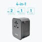 Anker Nano Travel Adapter (4-in-1, 65W) – Black