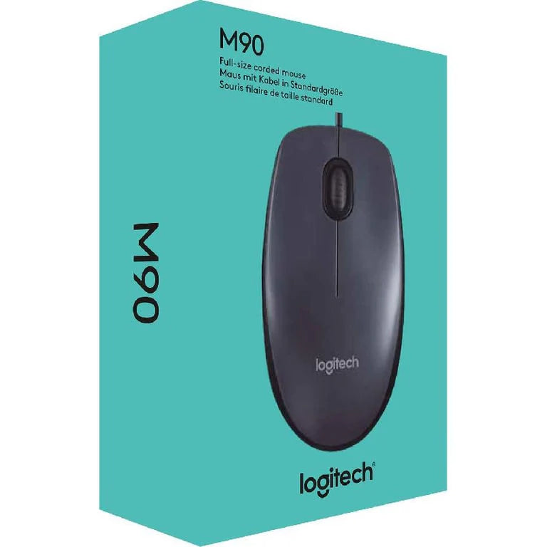Logitech M90 -1000dpi / USB 2.0 / Black – Mouse